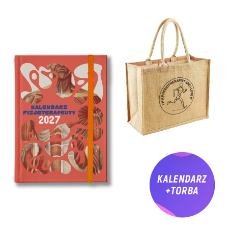 Pakiet: Kalendarz fizjoterapeuty 2027 + Torba jutowa
